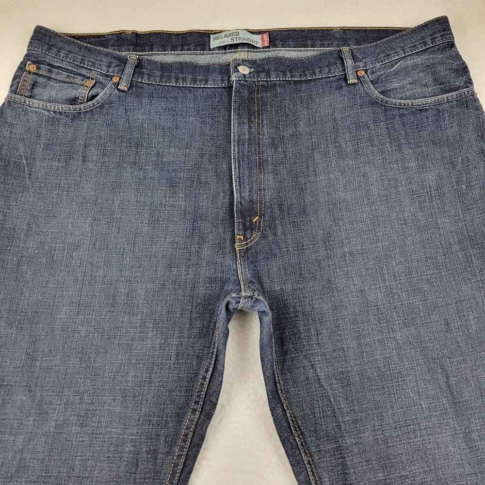 Levis 559 Relaxed Straight Jeans Mens 48x30 Blue Cotton Denim Mexico Y2K Retro - Picture 3 of 11